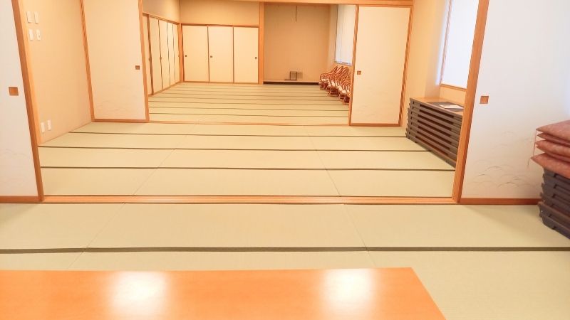 和室1～3をつなげて利用した様子