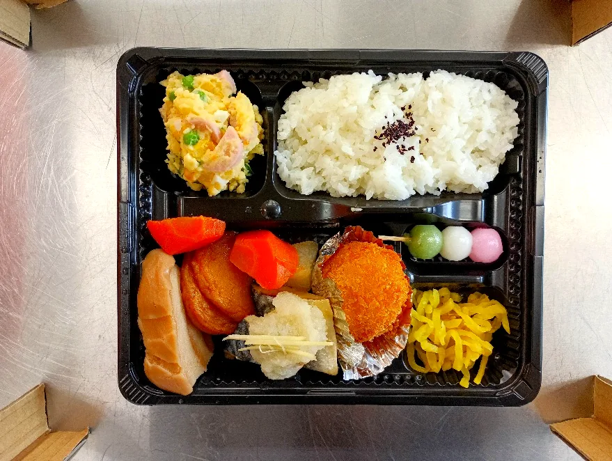 できあがったお弁当